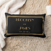 Geweldige Kussens voor Gatsby Art Deco Black Lumba (Deken)