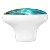 Geweldige kwallen keramische knop (Zijkant)