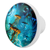 Geweldige kwallen keramische knop (Rechts)