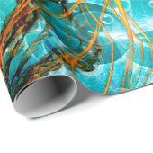 Geweldige kwallen, onderwaterwereld cadeaupapier (Rol Hoek)
