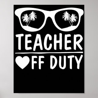Geweldige laatste dag van de schoolgrappige buiten poster