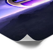 Geweldige landschap poster (Hoek)