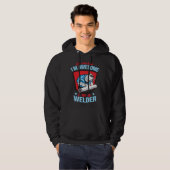 Geweldige lasser opa las kleding hoodie (Voorkant volledig)