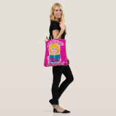 Geweldige leesboek Totally Eighties Art Tote Bag (Op model)