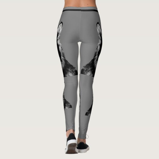 Geweldige Leggings van Siberian Husky (Achterkant)