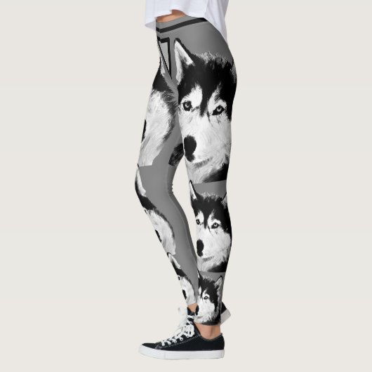Geweldige Leggings van Siberian Husky (Links)