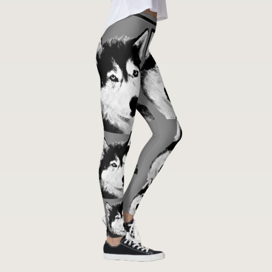 Geweldige Leggings van Siberian Husky (Rechts)