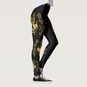 Geweldige Leggings voor zwarte en goudbijen (Rechts)