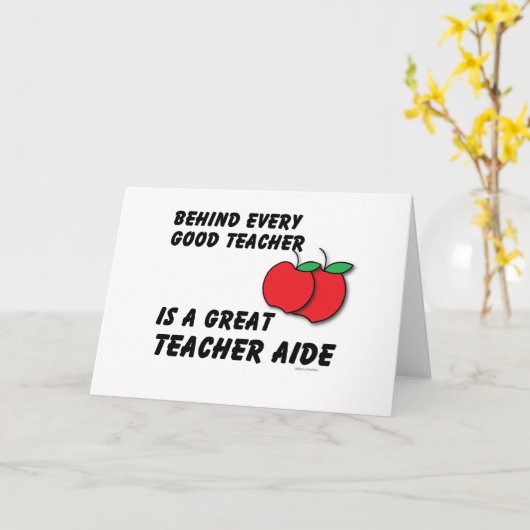 Geweldige leraar kaart (Gele Bloem)