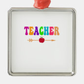 Geweldige leraar metalen ornament (Voorkant)