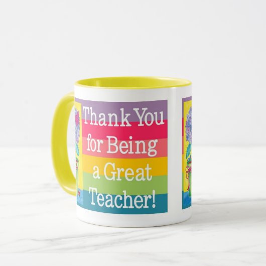 Geweldige leraar mok (Voorkant links)