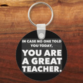 Geweldige leraar sleutelhanger (Voorkant)