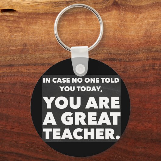 Geweldige leraar sleutelhanger (Voorkant)