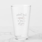 Geweldige leraren veranderen elke dag levens glas (Achterkant)