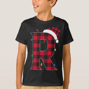 Geweldige letter R Initiaal Naam Buffalo Pset Chri T-shirt