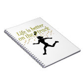 GEWELDIGE LEVEN IS BETER OP DE BAAN ONTWERP NOTITIEBOEK (Rechterzijde)