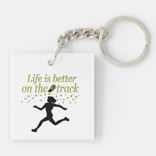 GEWELDIGE LEVEN IS BETER OP DE BAAN ONTWERP SLEUTELHANGER (Achterkant)