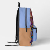 Geweldige levendige steegjePrint Cut Naaizak Bedrukte Rugzak (Links)