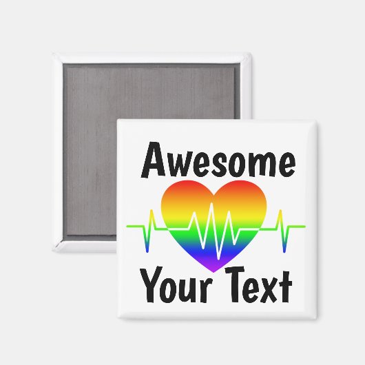 Geweldige | LGBTQ+ Pride Magneet (Voorkant / Achterkant)