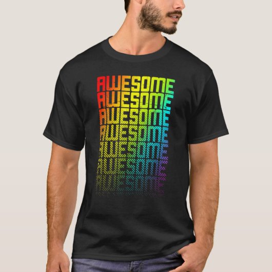 Geweldige Lgbtq+ regenboogvrije tekst Vervagen gra T-shirt (Voorkant)
