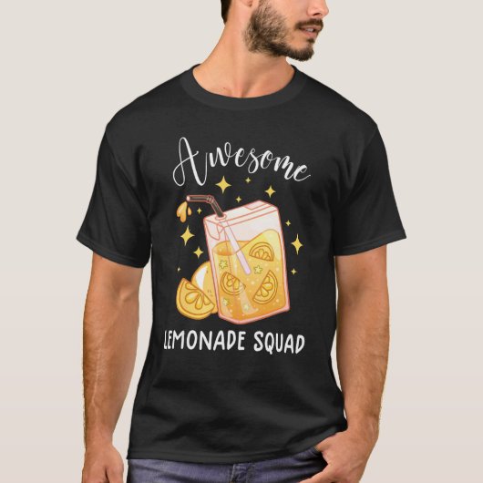 Geweldige limonade Squad Funny Lemon Juice Lemonad T-shirt (Voorkant)