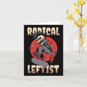 Geweldige Linkshandige Linkerclub Radicale Linkse Kaart (Gele Bloem)