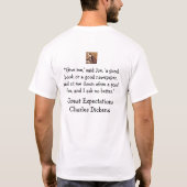 Geweldige literatuur-grote verwachtingen (Dickens) T-shirt (Achterkant)