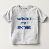 GEWELDIGE LITTLE BROTHER Younger Sibling Kinder Shirts (Voorkant)