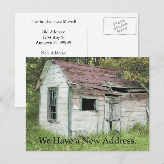 Geweldige locatie - Adreswijziging Kaart (Voorkant / Achterkant)