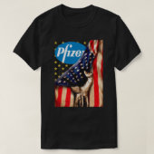 Geweldige Logo Pfizer en Amerikaans Shirt (Design voorkant)