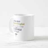 Geweldige longarts gepersonaliseerde naam cadeau koffiemok (Voorkant links)