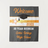Geweldige look! Elk jaar Klasse Reunion Wall Wandkleed (Voorkant)