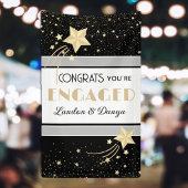 Geweldige look! Verticaal aangepast Verloving Spandoek