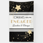 Geweldige look! Verticaal aangepast Verloving Spandoek (Verticaal)