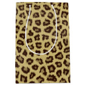 Geweldige Luipaardprint / Grote Kat Medium Cadeauzakje (Voorkant)