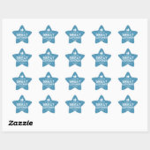 Geweldige luisteraar | Onderwijzers blauw Ster Sticker (Vel)
