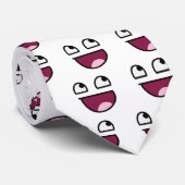 Geweldige Lulz Face Stropdas (Opgerold)