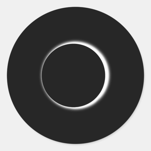 Geweldige luna-eclips heren dames en kinderen Gewe Ronde Sticker (Voorkant)