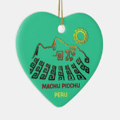 Geweldige Machu Picchu Keramisch Ornament (Rechts)