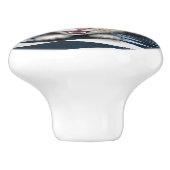 Geweldige Mad Hatter Theepot Cat Whimsical Design Keramische Knop (Zijkant)