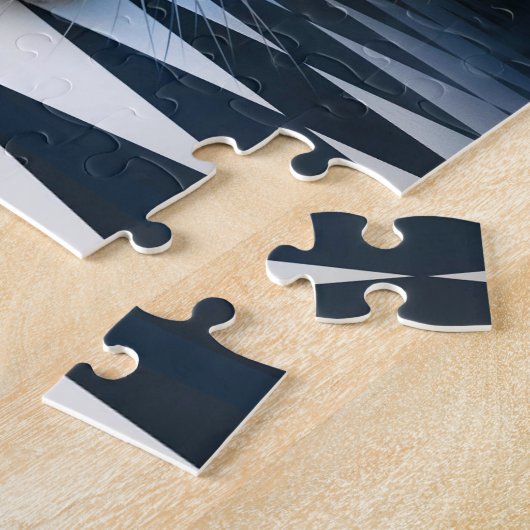 Geweldige Mad Hatter Theepot Cat Whimsical Design Legpuzzel (Zijkant)