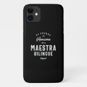 Geweldige Maestra Bilingue: Natuurlijk Case-Mate iPhone Case (Achterkant)