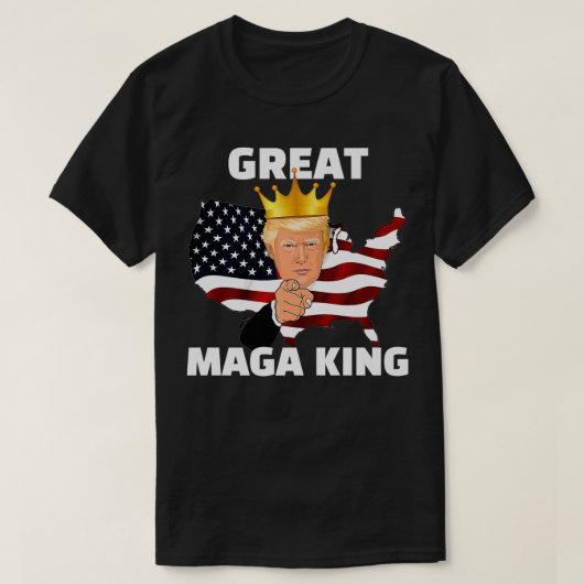 Geweldige MAGA King Premium T-shirt (Design voorkant)
