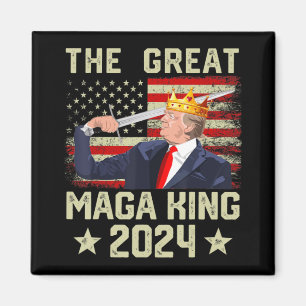 Geweldige MAGA King Trump Biden Political Ultra Me Magneet