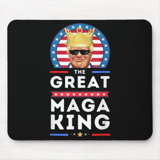 Geweldige MAGA King Trump Biden Political Ultra Me Muismat (Voorkant)