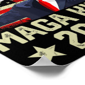 Geweldige MAGA King Trump Biden Political Ultra Me Poster (Hoek)