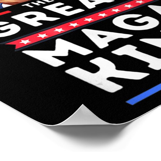 Geweldige MAGA King Trump Biden Political Ultra Me Poster (Hoek)