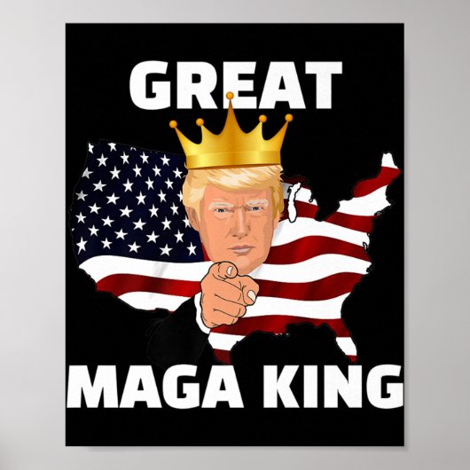 Geweldige MAGA Koning   Poster (Voorkant)