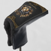 Geweldige majestueuze leeuw golfheadcover (3/4 voorkant)
