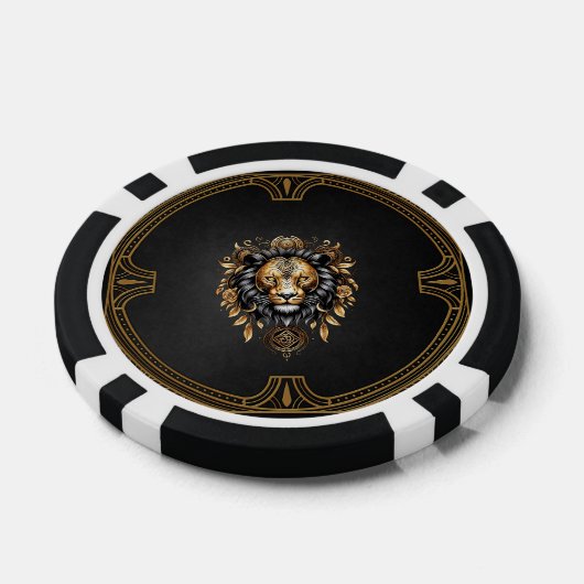 Geweldige majestueuze leeuw poker chips (Enkel)